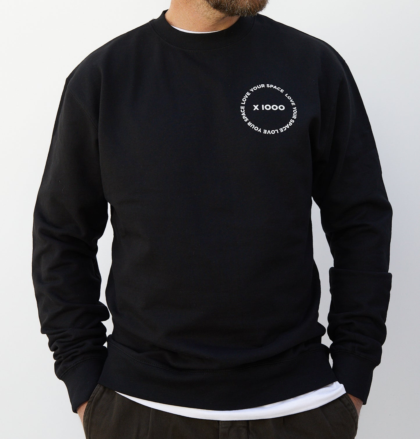 Long Sleeve Crew Neck Black